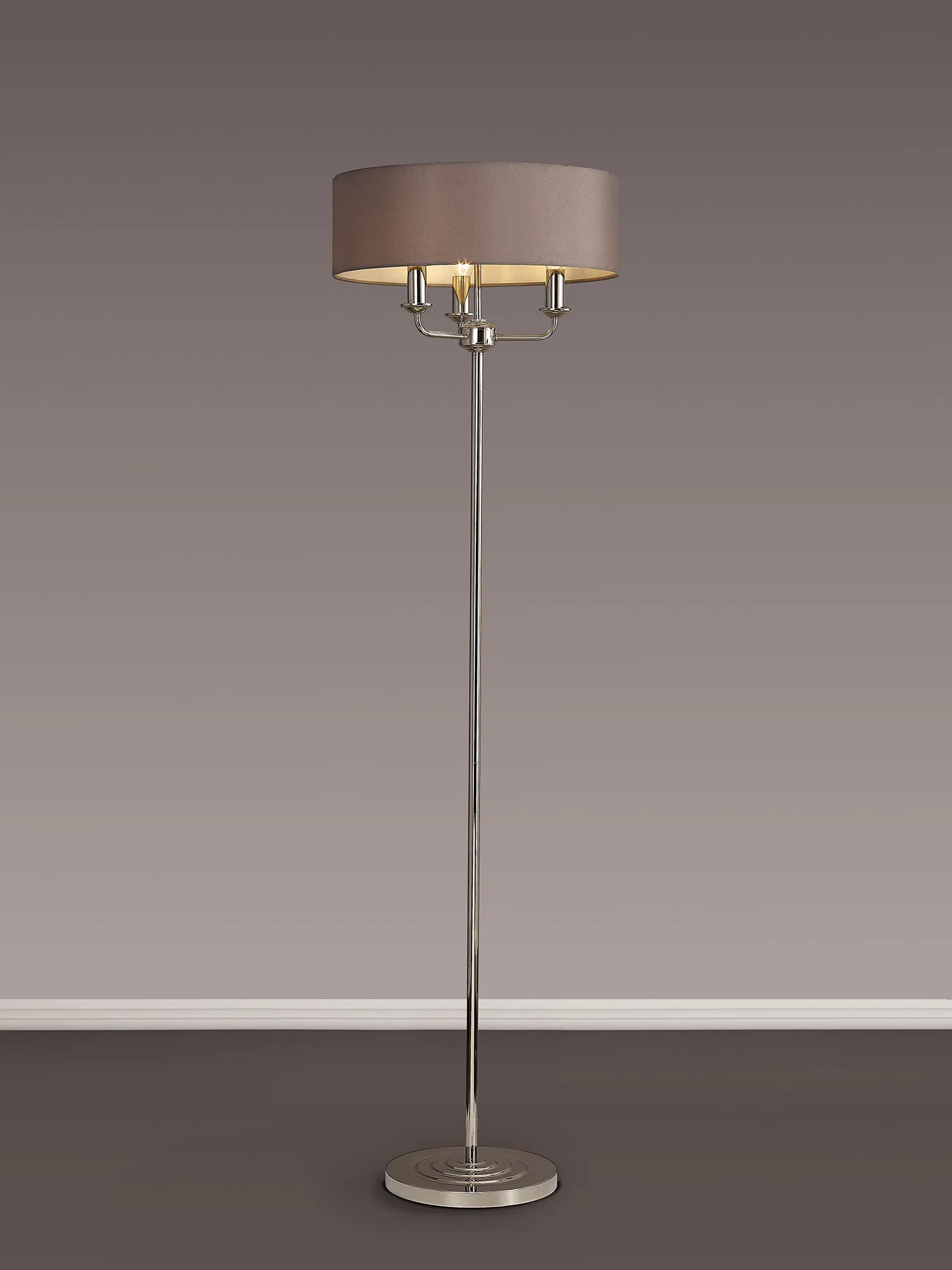 Banyan PN GR Floor Lamps Deco Shaded Floor Lamps